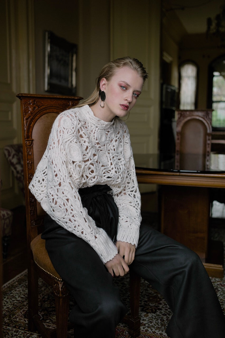 Threshold Lace Sweater Look by Natalie Kolyozyan, Introverted AW18
