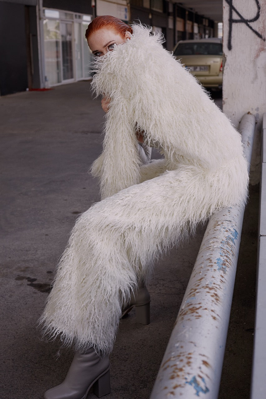 Cloudform Fluffy Jacket Look by Natalie Kolyozyan, Pragmatic Dreamers AW16