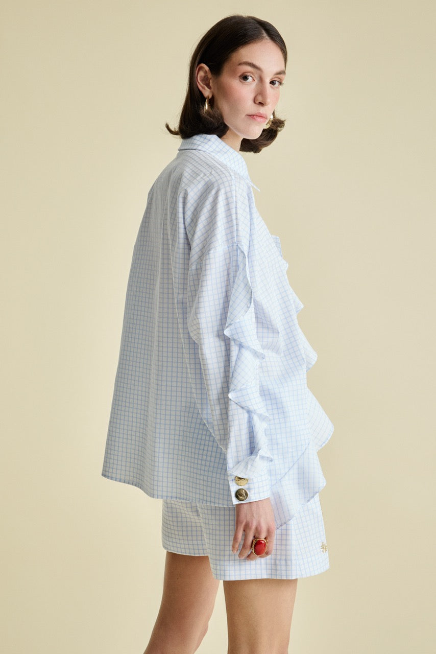 Ruffle-Detail Shirt by Natalie Kolyozyan, In the Spotlight SS26, view 4