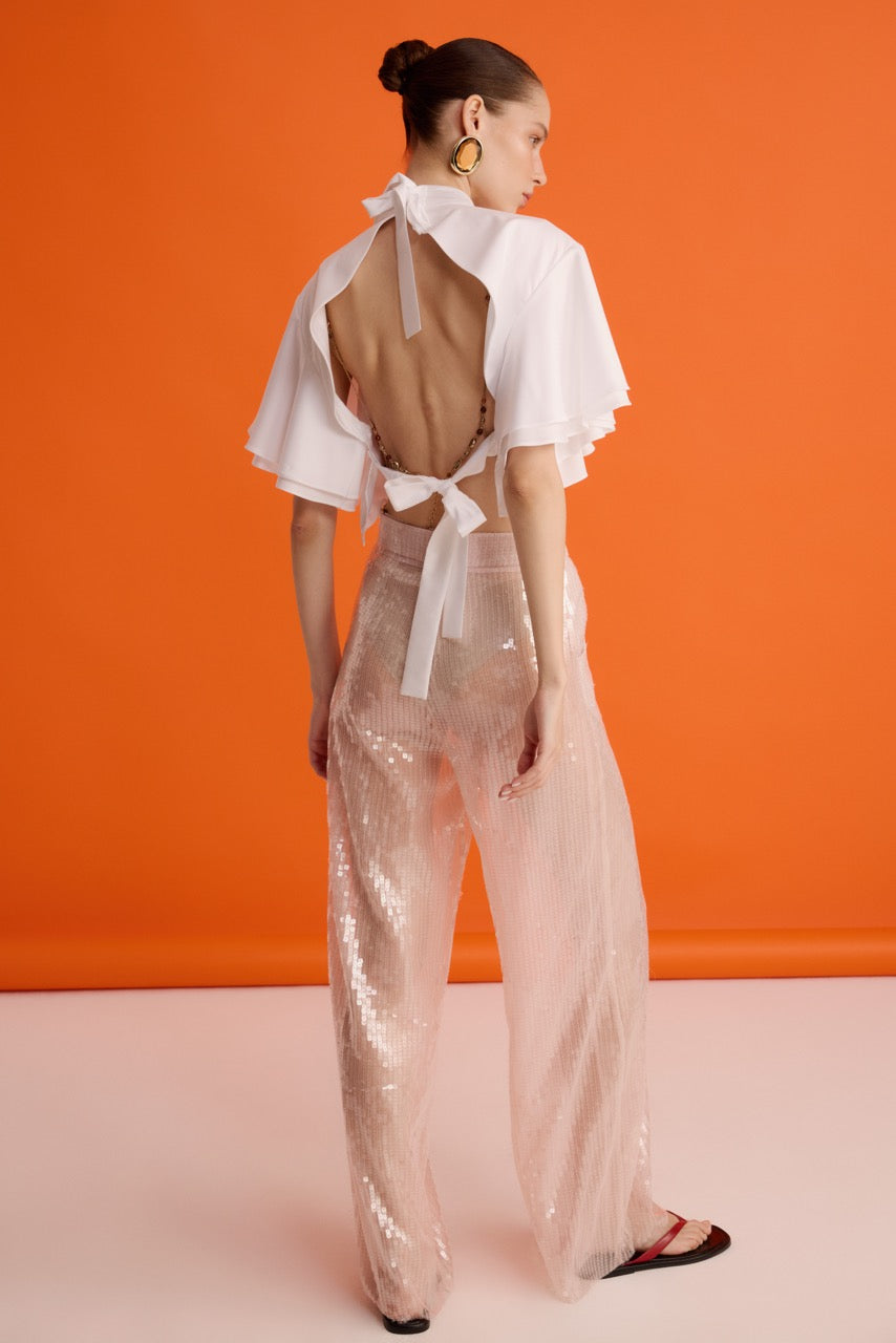 Natalie Kolyozyan Ruffle Crop Top Görünümü, In the Spotlight SS26, görsel 3