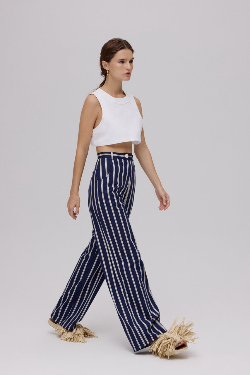 Natalie Kolyozyan Oversize Gabardin Top Pijama Tipi Pantolon, Between the Lines SS25