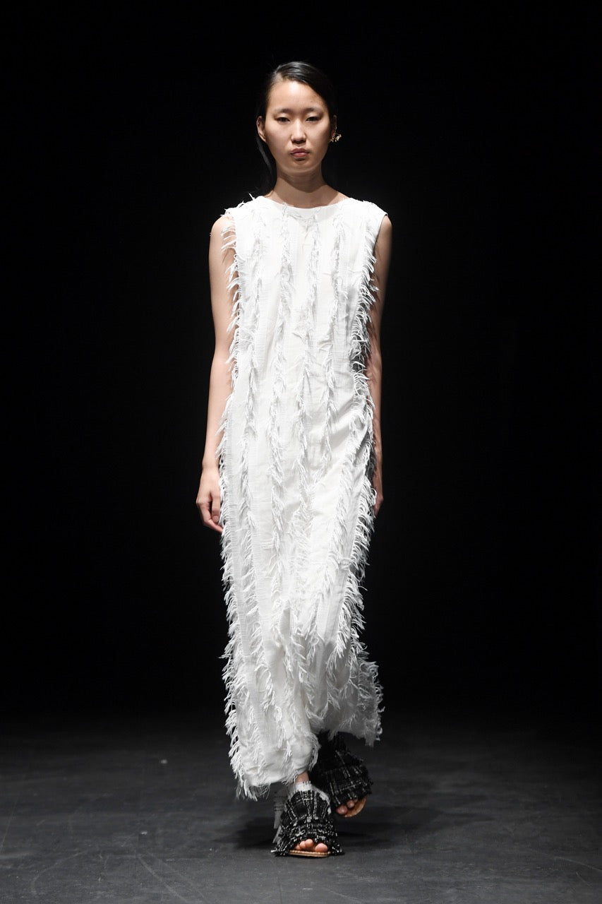 Last Dance Fringed Dress by Natalie Kolyozyan, Saturday Night Sunday Morning SS20