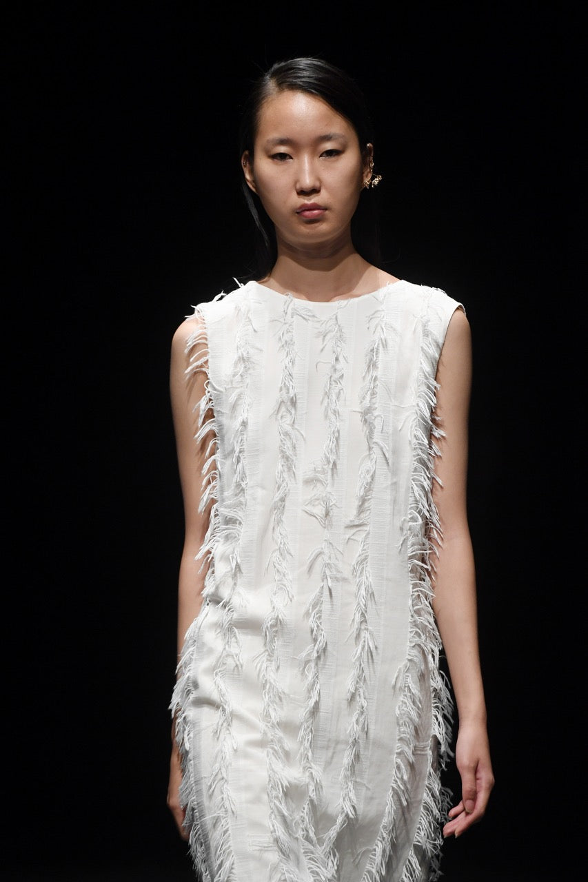 Last Dance Fringed Dress by Natalie Kolyozyan, Saturday Night Sunday Morning SS20, view 2