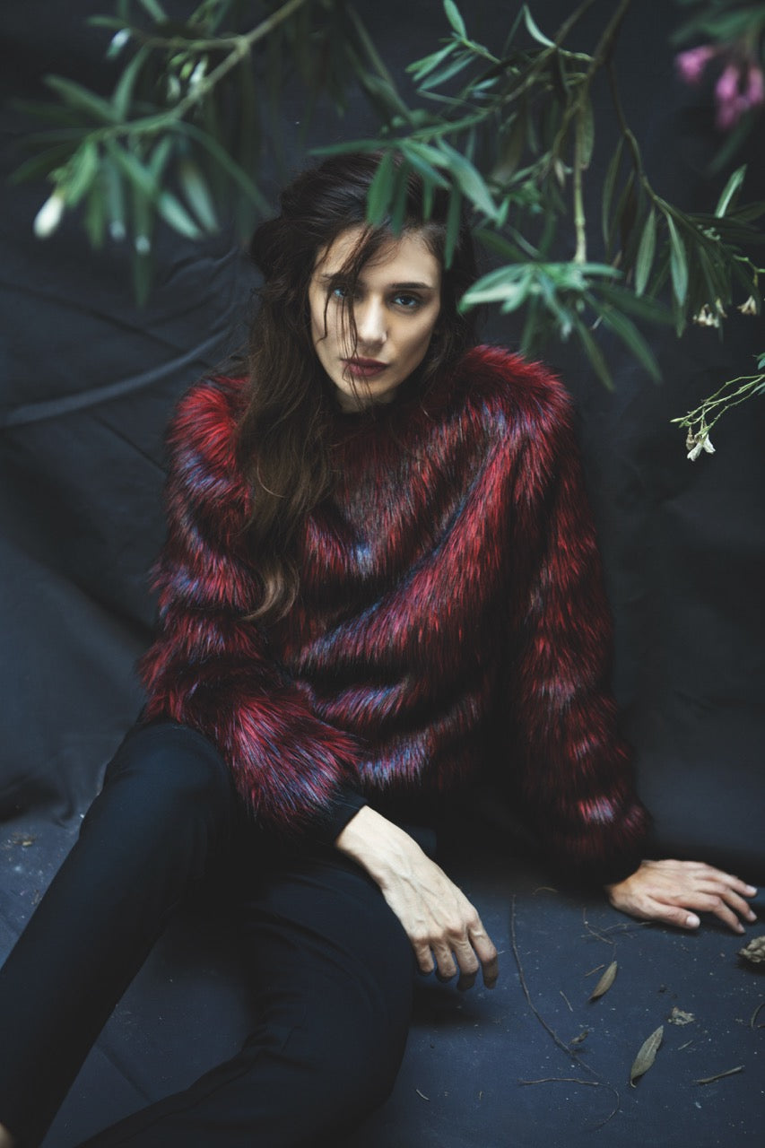 Origin Plush Top Seam One Black Trousers by Natalie Kolyozyan, Point of Origin AW15
