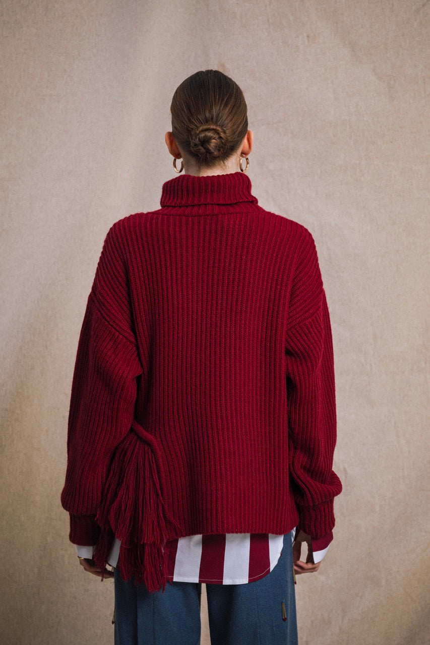 Ember Side-Tassel Sweater Look by Natalie Kolyozyan, Ember AW19, view 3