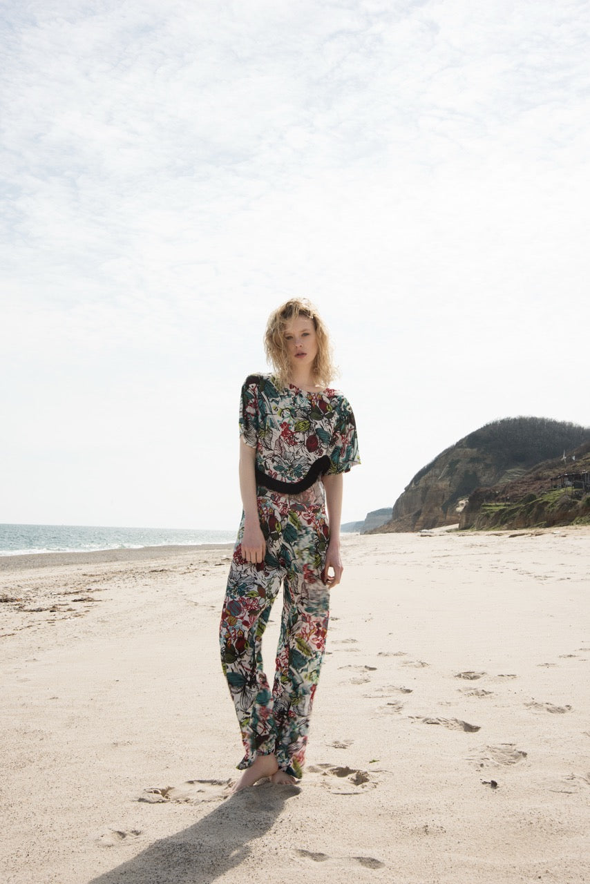 Botanica Printed Blouse Look by Natalie Kolyozyan, Driftwood SS16