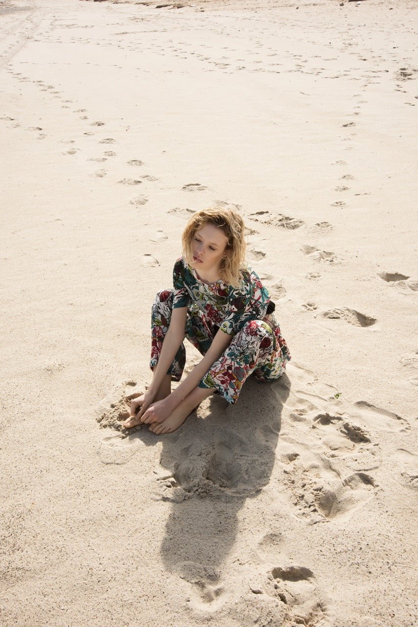 Botanica Printed Blouse Look by Natalie Kolyozyan, Driftwood SS16, view 2