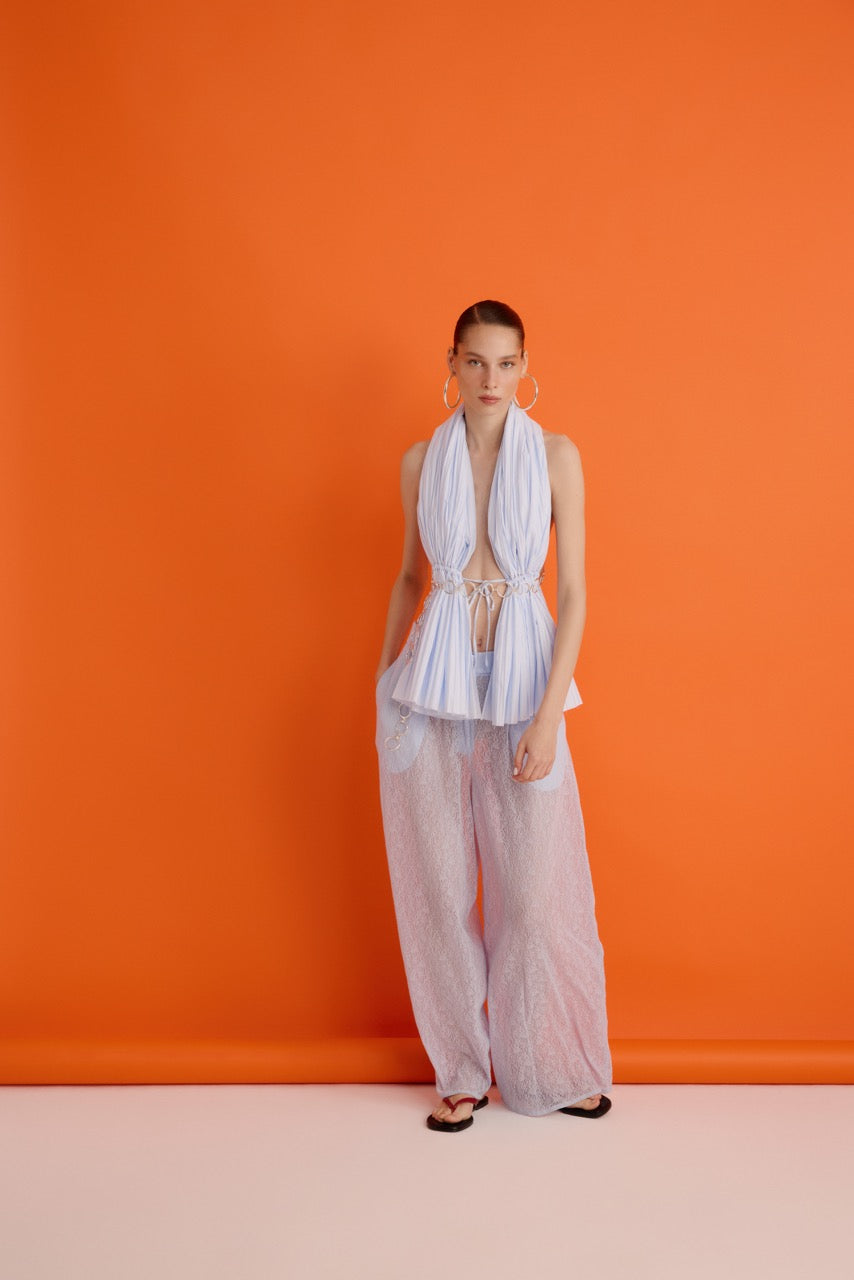 Natalie Kolyozyan Mist Halter Top Cascade Mist Pantolon, In the Spotlight SS26, görsel 2
