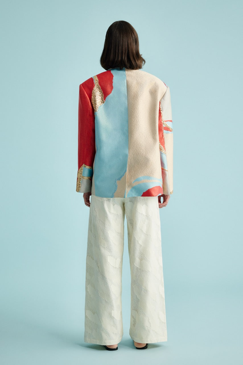 Natalie Kolyozyan Art Brocade Blazer Butter Lace Pantolon, In the Spotlight SS26, görsel 4