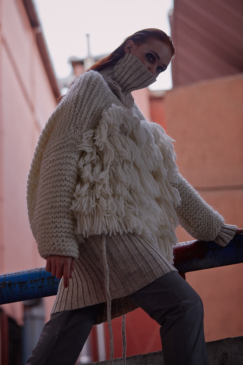 Nimbus Tassel Sweater Look by Natalie Kolyozyan, Pragmatic Dreamers AW16