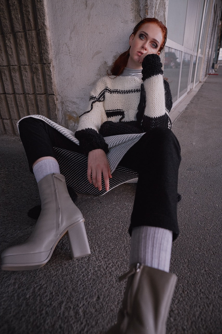 Blueprint Colour-Block Sweater Look by Natalie Kolyozyan, Pragmatic Dreamers AW16