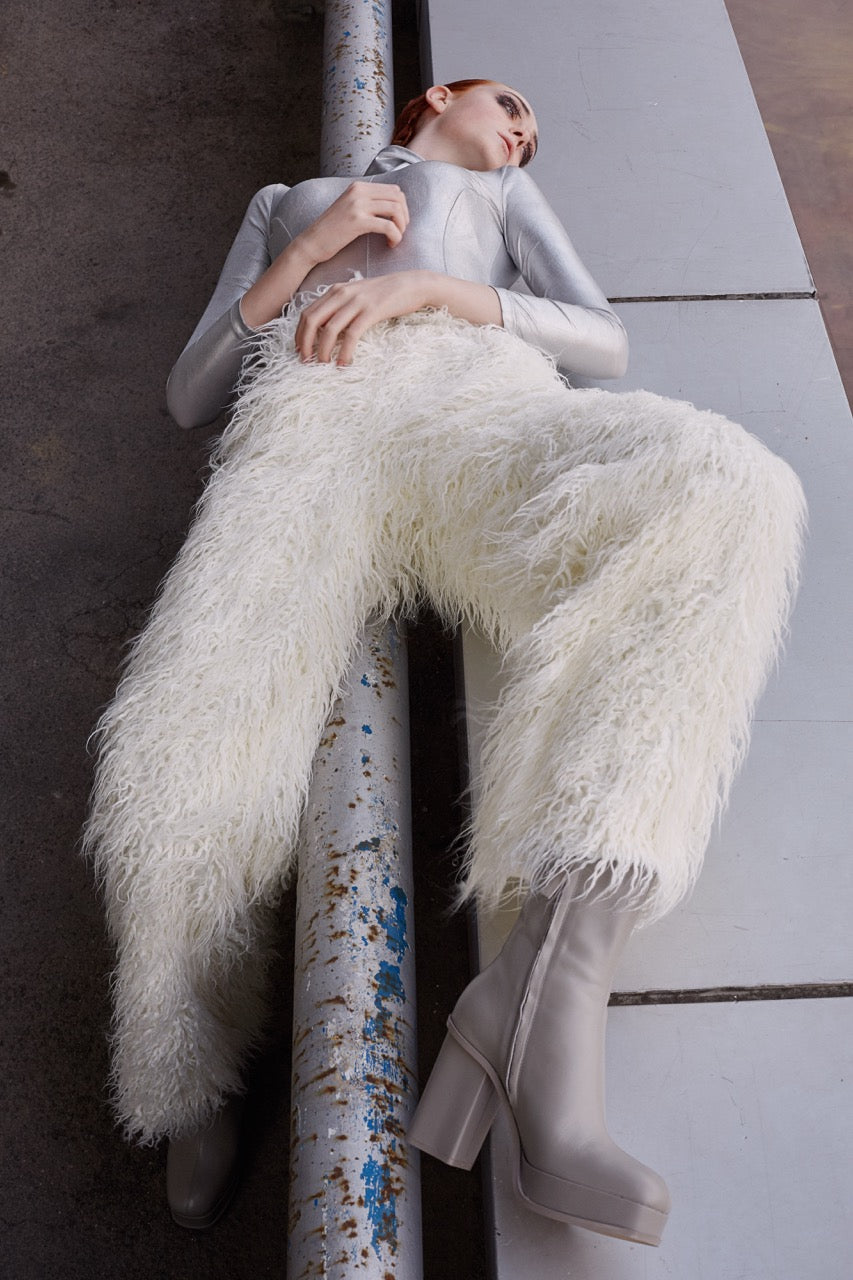 Cloudform Fluffy Trousers Look by Natalie Kolyozyan, Pragmatic Dreamers AW16