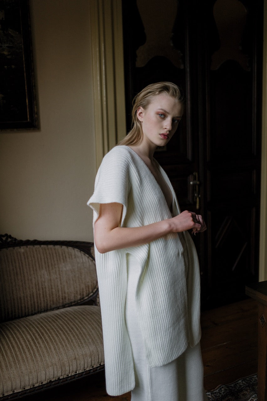 Alcove Rib Vest Alcove Rib Trousers by Natalie Kolyozyan, Introverted AW18