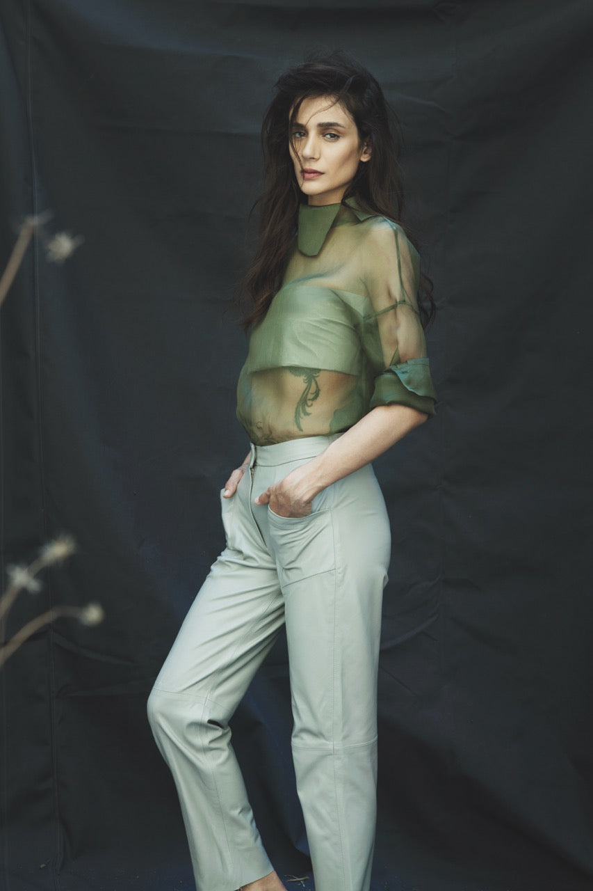 Veil Organza Blouse Look by Natalie Kolyozyan, Point of Origin AW15, view 2
