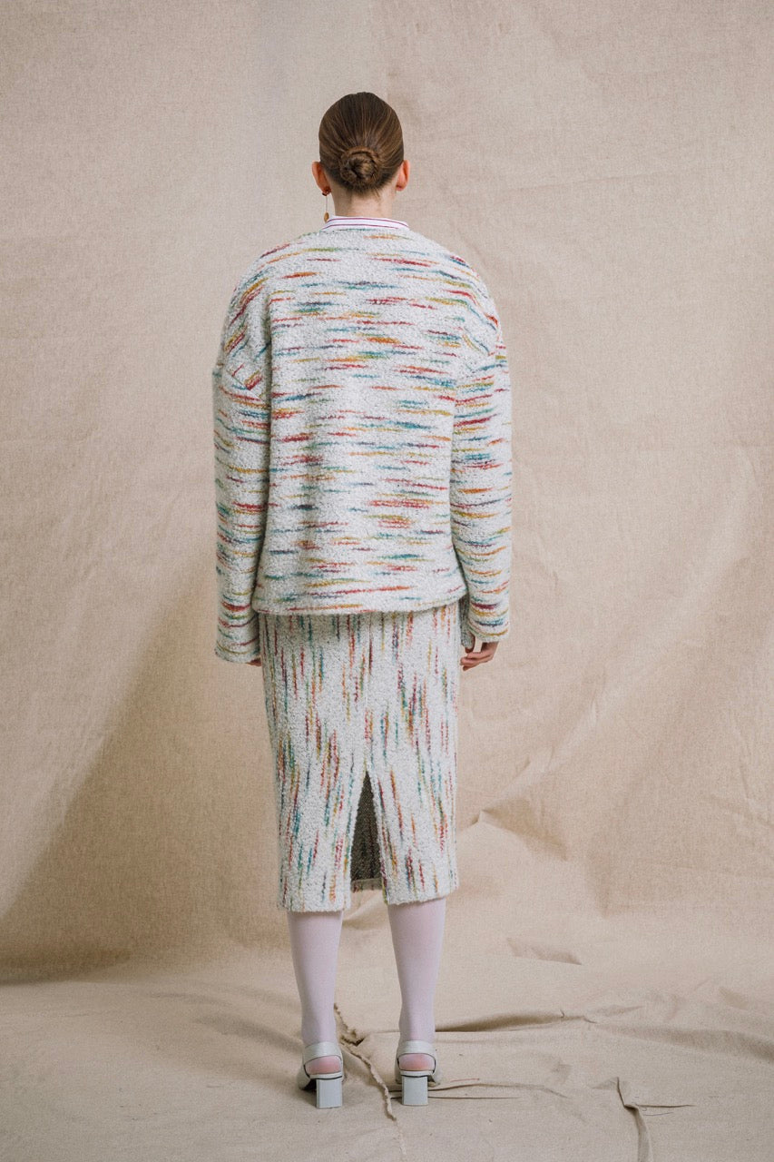 Natalie Kolyozyan Hearth Bouclé Ceket Hearth Bouclé Etek, Ember AW19, görsel 2
