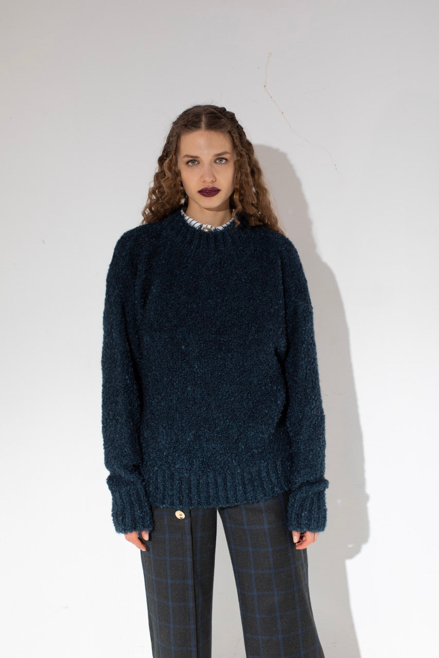 Overtime Bouclé Sweater Look by Natalie Kolyozyan, Not Equal AW20