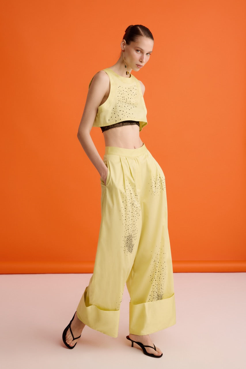 Natalie Kolyozyan Lime Crush Top Lime Crush Pantolon, In the Spotlight SS26
