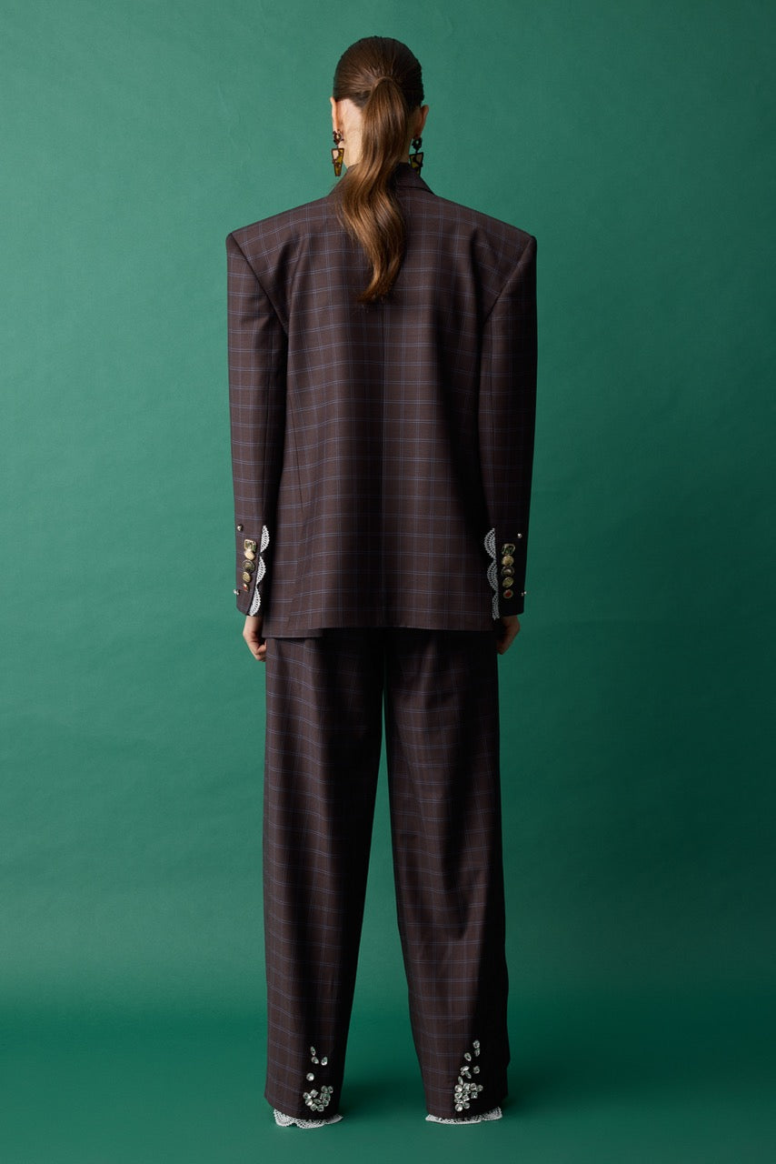 Natalie Kolyozyan Arch Oversize Yün Blazer Ceket, Relief AW26, Look 13 kampanya görseli
