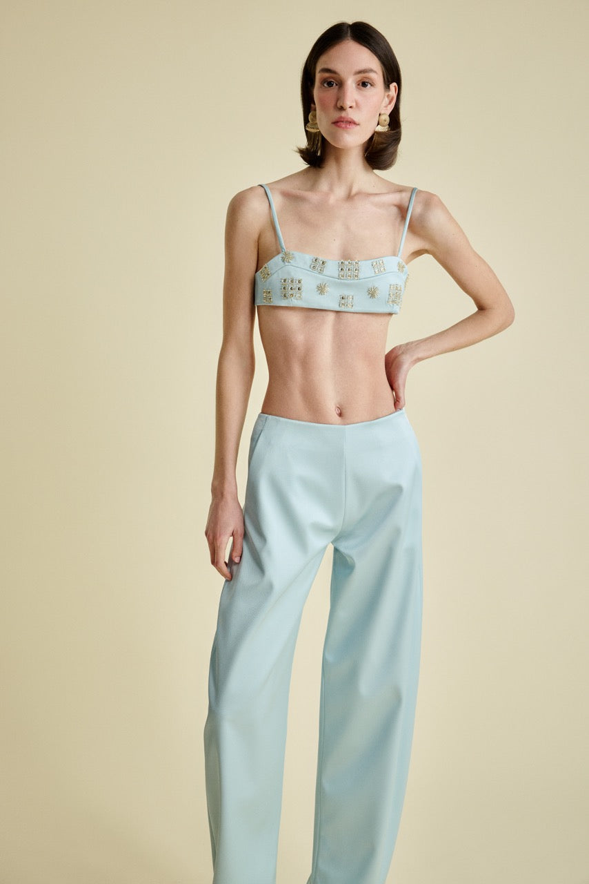 Natalie Kolyozyan Embroidered Top Balloon Pantolon, In the Spotlight SS26