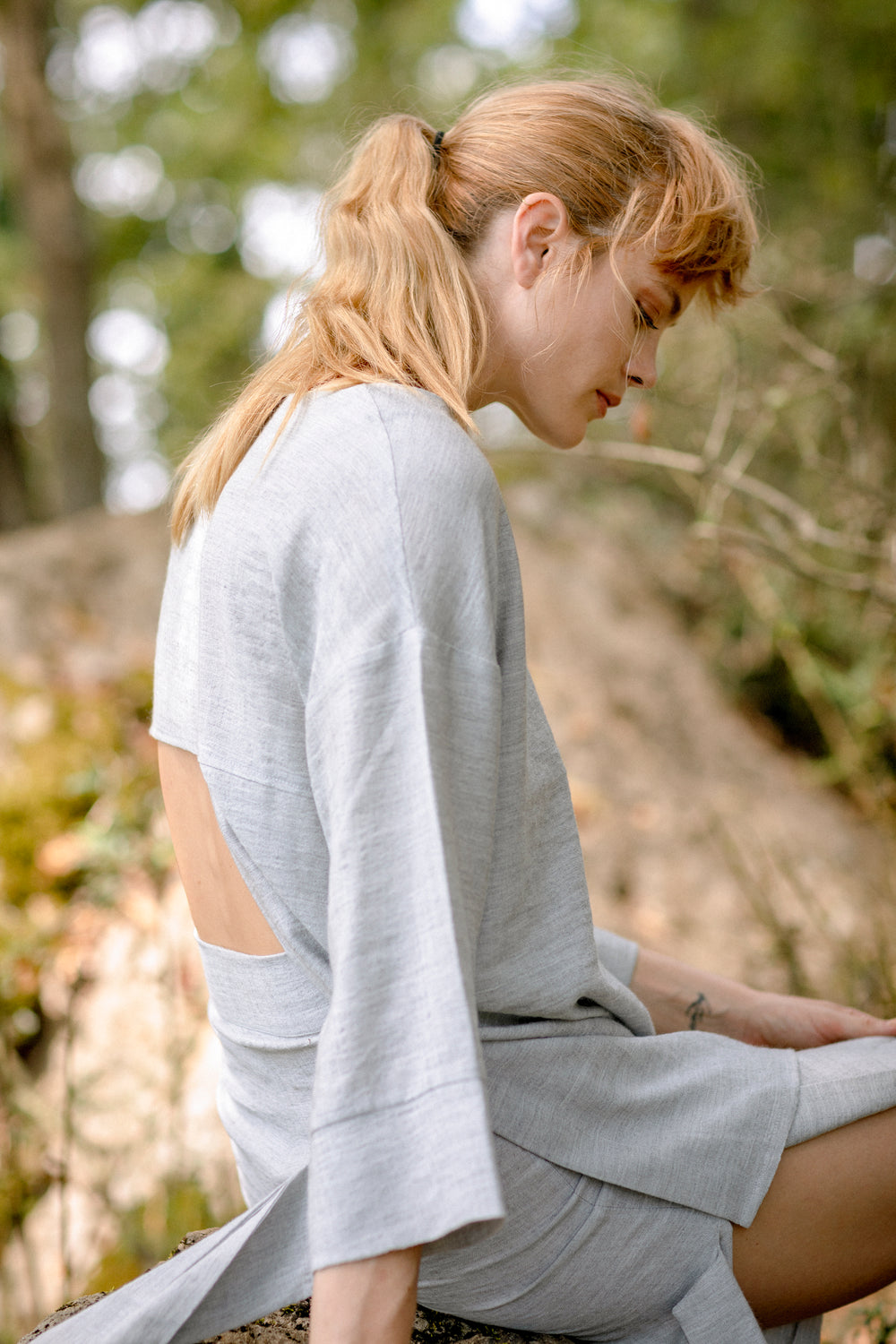 Natalie Kolyozyan Raw Tunik Raw Şort, Ripple SS19, görsel 3