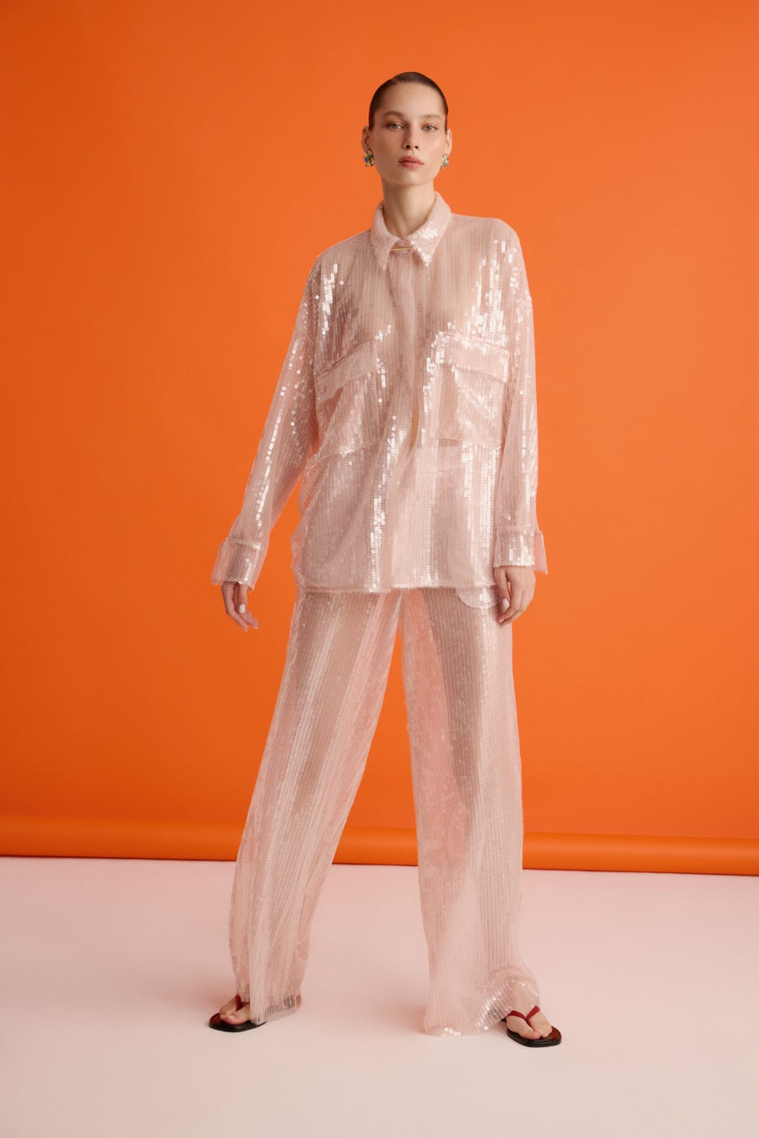 Reverie Sequin Shirt Look by Natalie Kolyozyan, In the Spotlight SS26, view 2
