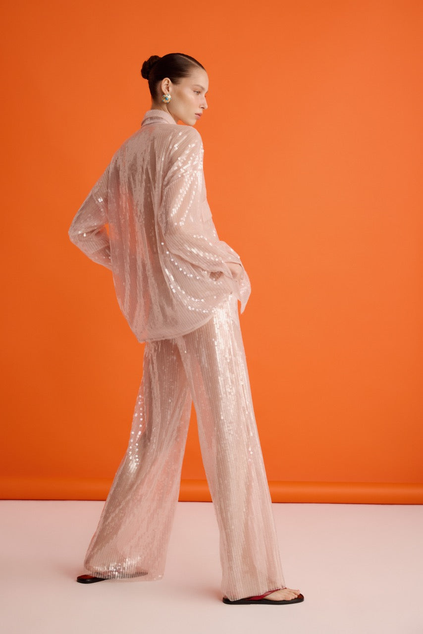 Reverie Sequin Shirt Look by Natalie Kolyozyan, In the Spotlight SS26, view 3
