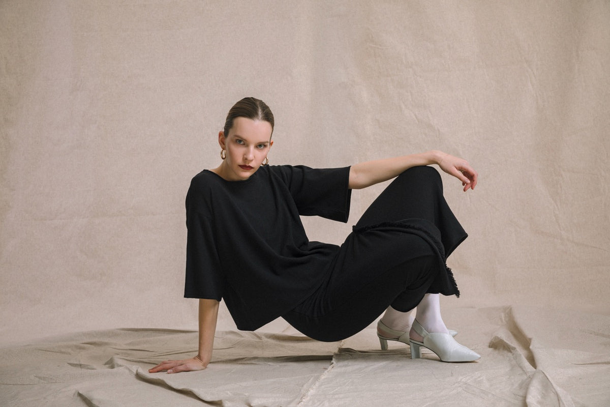 Natalie Kolyozyan Smoke Bluz Smoke Pantolon, Ember AW19