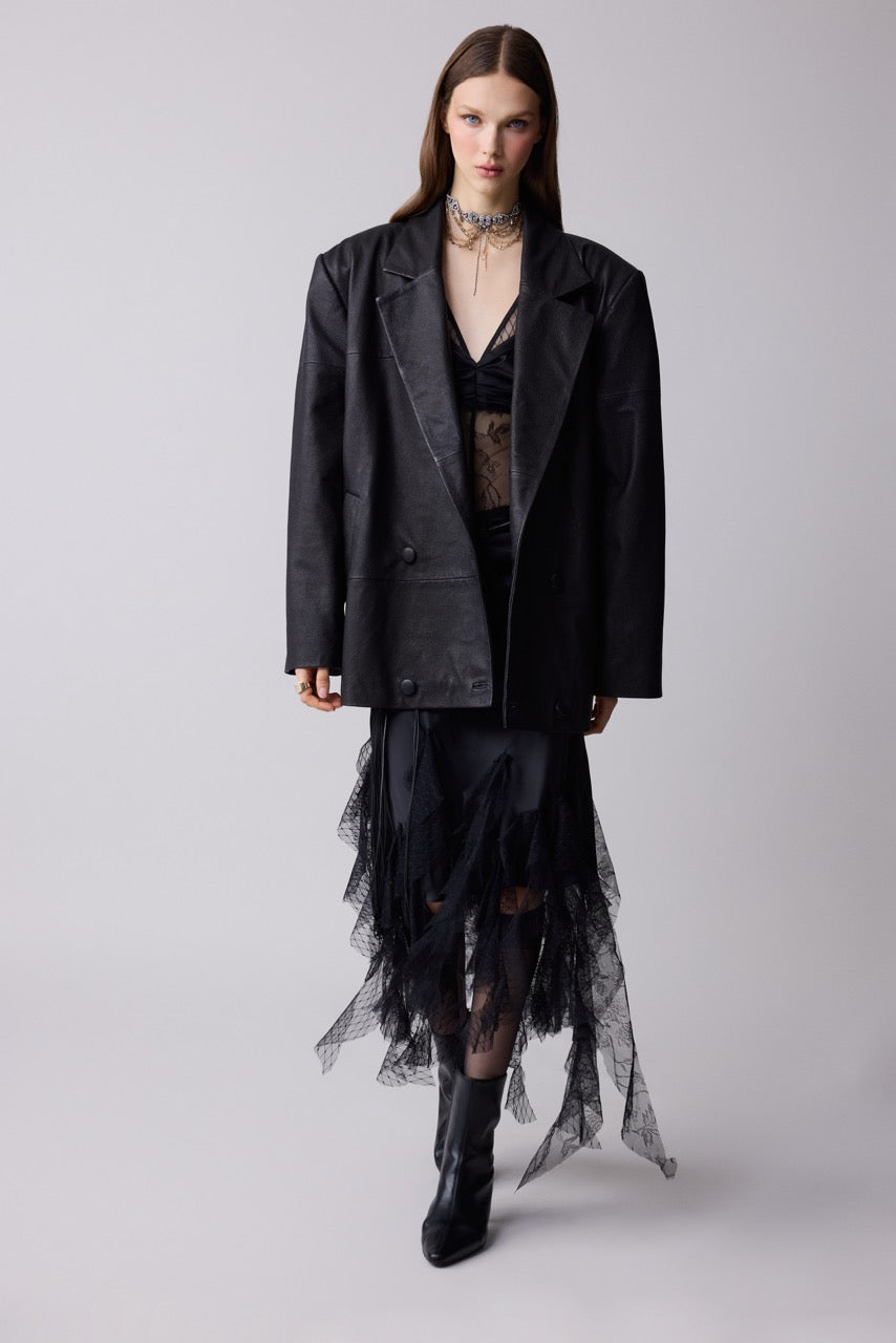 Obsidian Leather Jacket