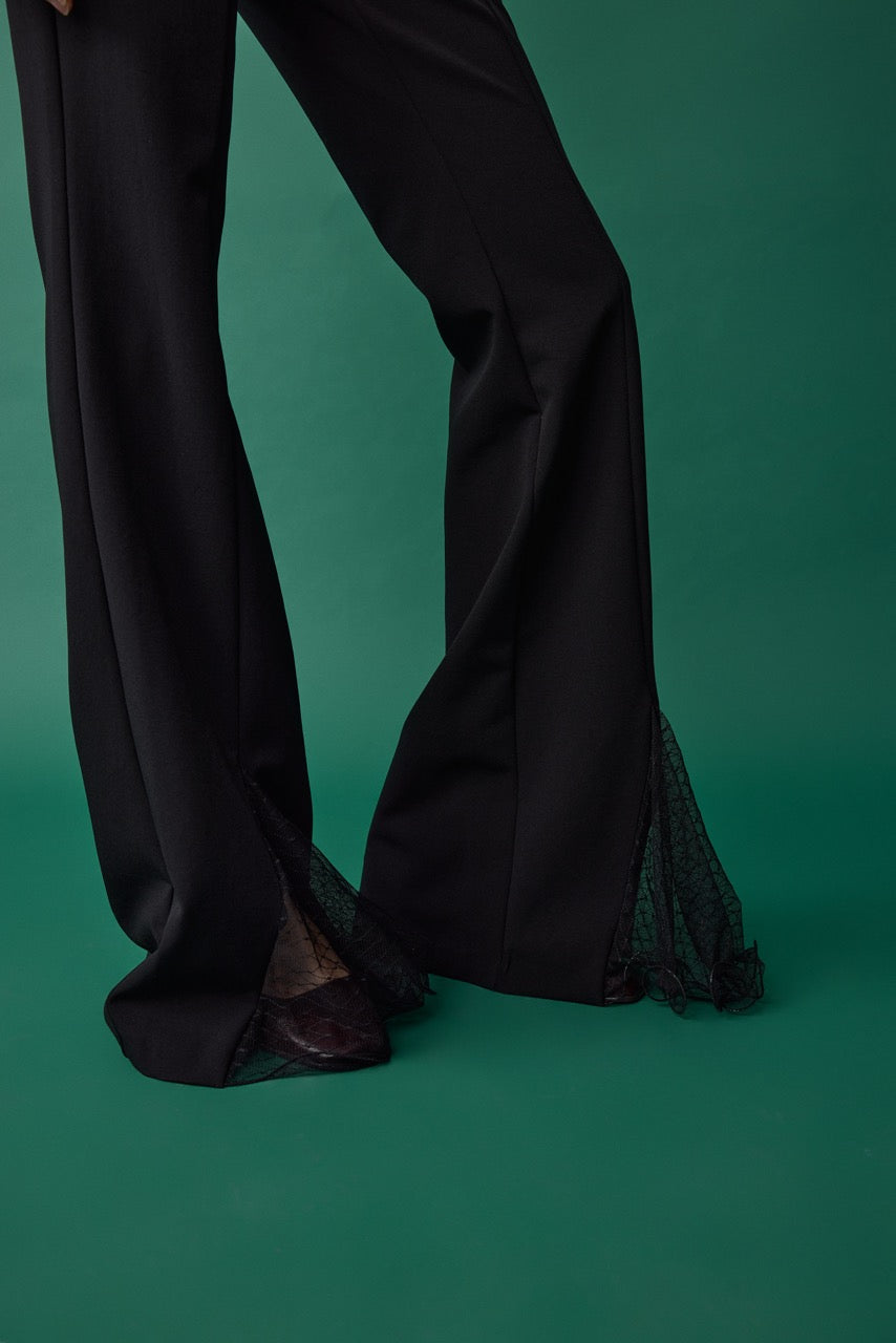 Natalie Kolyozyan Column Geniş İspanyol Paça Pantolon Day, Relief AW26, görsel 3