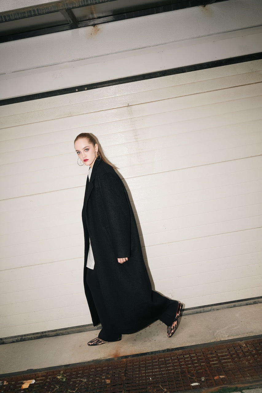 Block Wool Coat Look by Natalie Kolyozyan, Loose Ends AW25