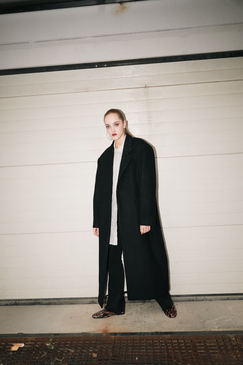 Block Wool Coat Look by Natalie Kolyozyan, Loose Ends AW25, view 2